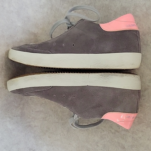 Golden Goose Superstar size 39, Excellent condition grey suede/pink (No heel) - Picture 8 of 16